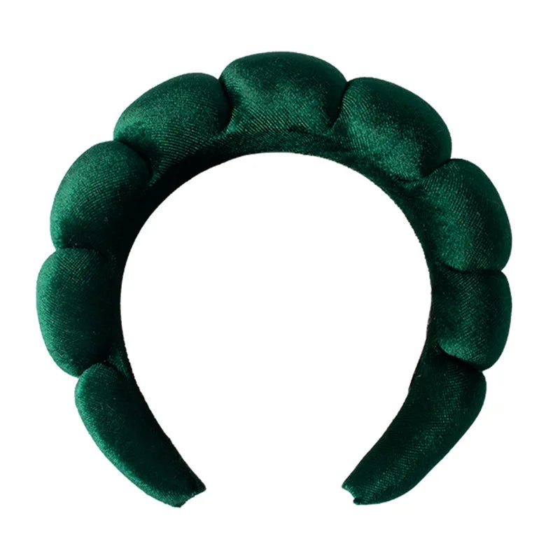 Velvet Spa Headband โ Wide Padded Makeup & Skincare Hair Band