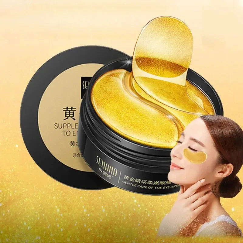 Hyaluronic Acid Eye Mask – 60 Pcs Under Eye Patches for Dark Circles & Puffiness