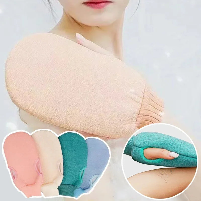 Exfoliating Shower Scrub Mitt – Dead Skin Removal & Body Cleansing Glove