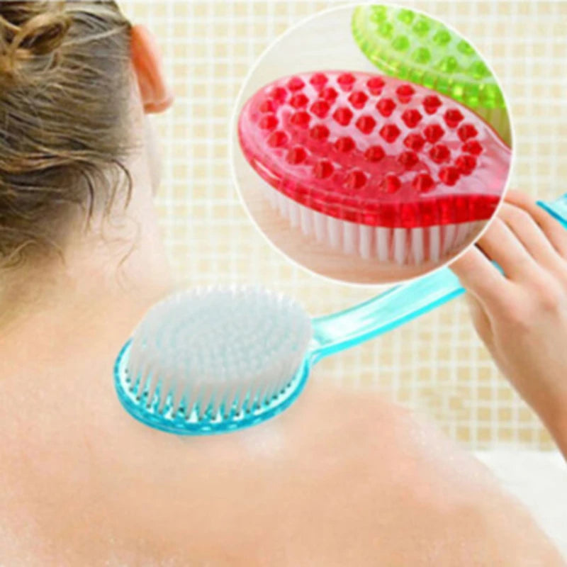 Long Handle Soft Bristle Bath Brush – Deep Clean Back Scrubber & Body Massager
