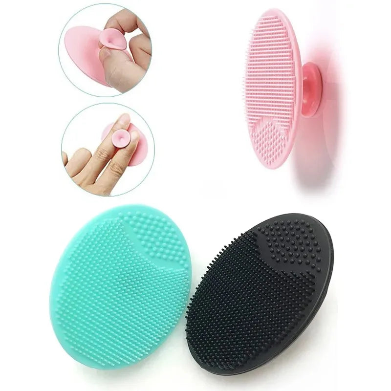 Mini Silicone Facial Cleansing Brush – Deep Pore Exfoliating Skin Cleanser Tool