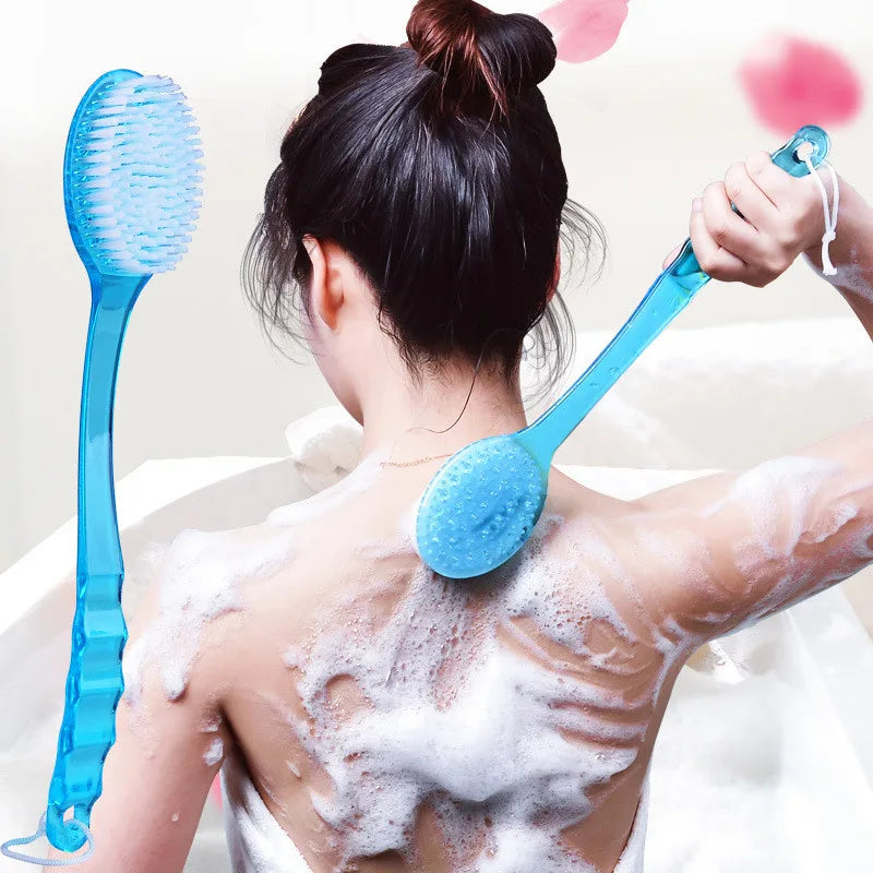 Long Handle Soft Bristle Bath Brush – Deep Clean Back Scrubber & Body Massager