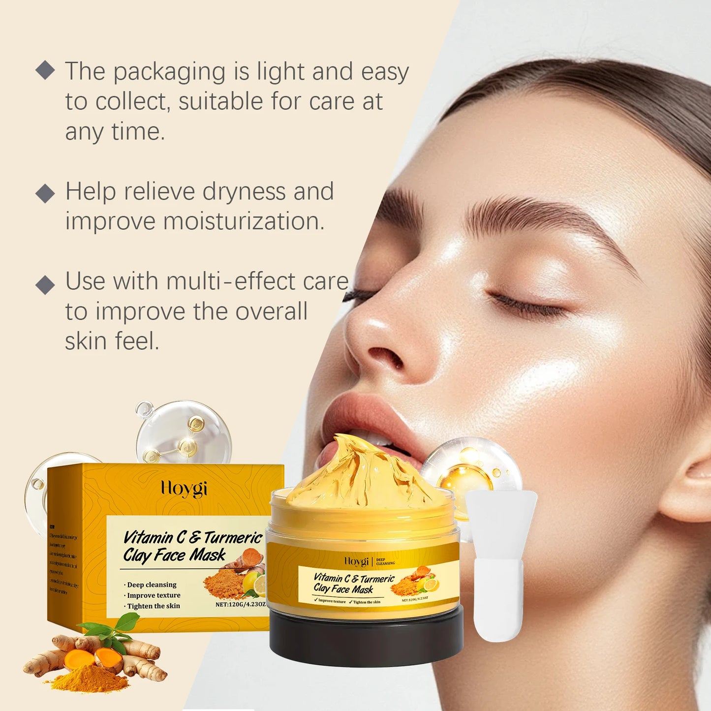 Vitamin C Turmeric Clay Mask