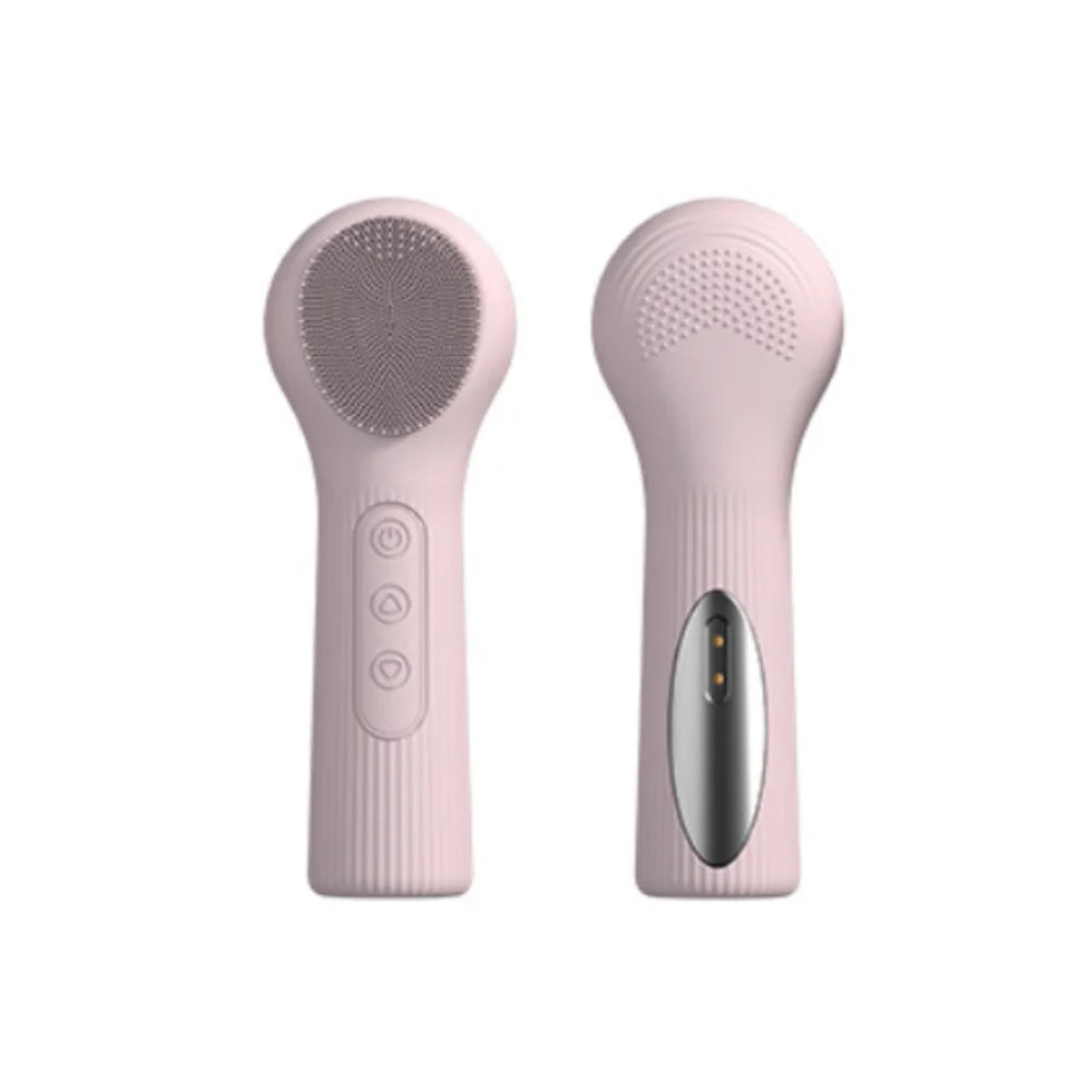 2-in-1 Heated Silicone Facial Cleansing Brush