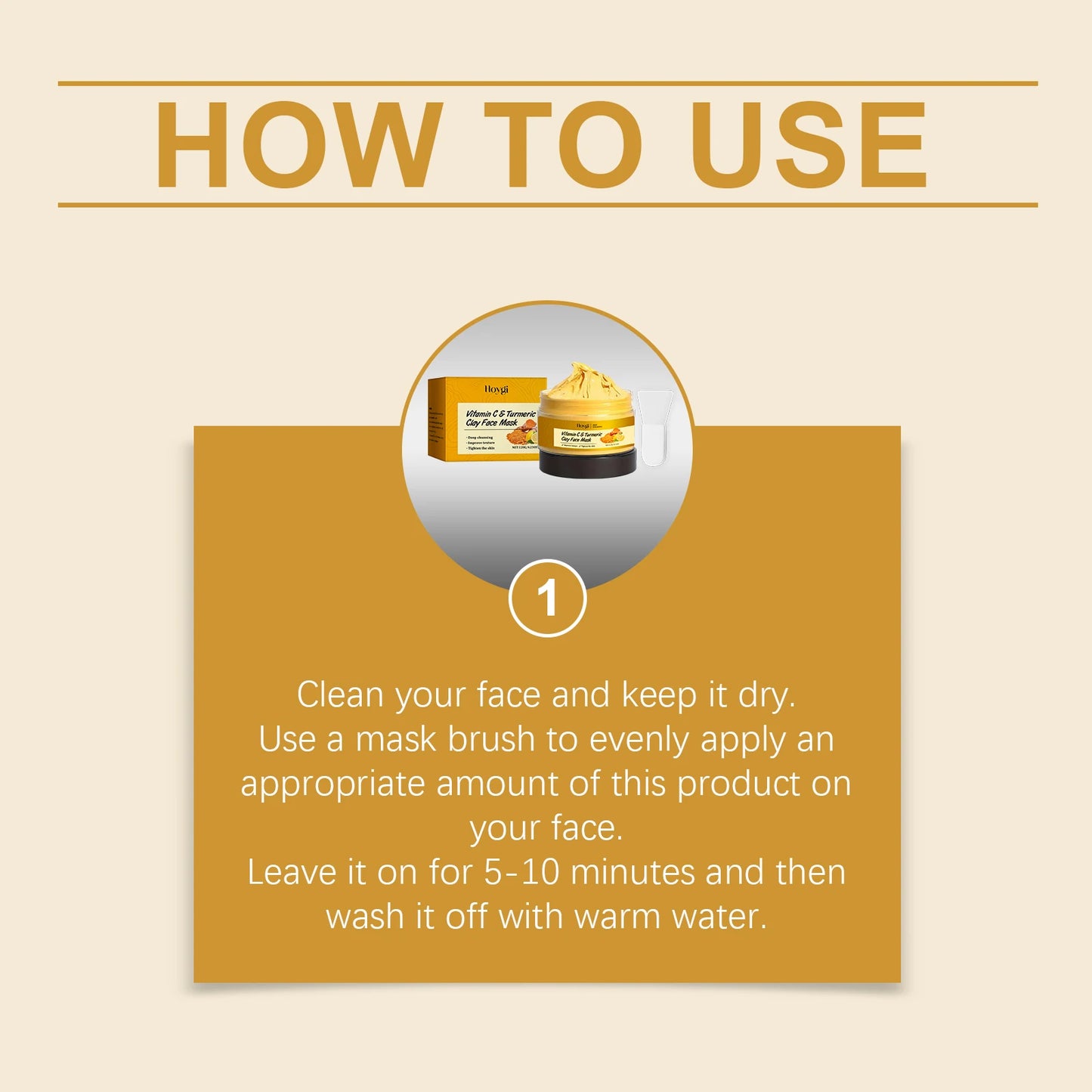 Vitamin C Turmeric Clay Mask