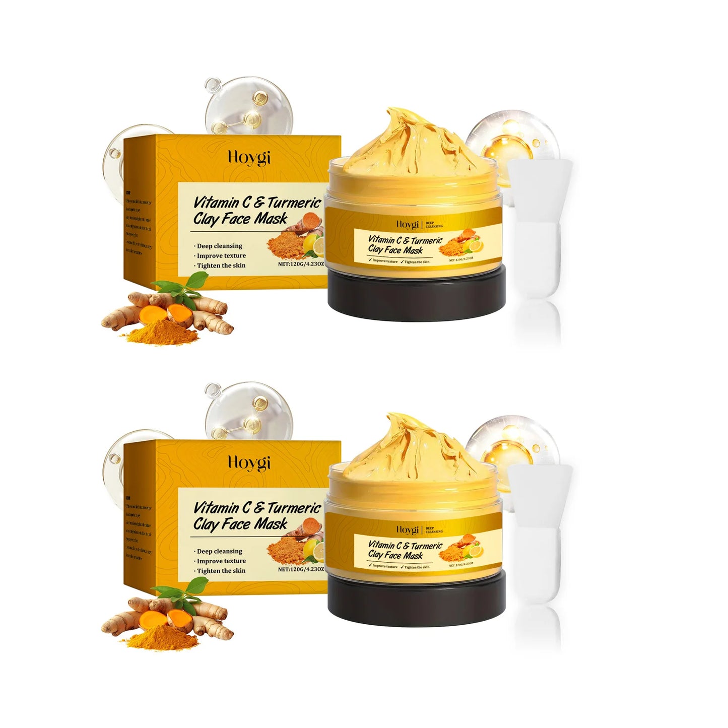 Vitamin C Turmeric Clay Mask
