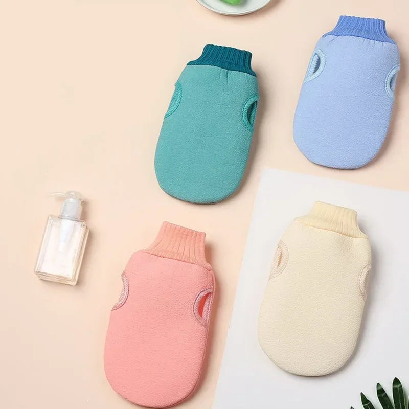 Exfoliating Shower Scrub Mitt – Dead Skin Removal & Body Cleansing Glove