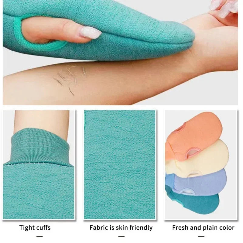Exfoliating Shower Scrub Mitt – Dead Skin Removal & Body Cleansing Glove