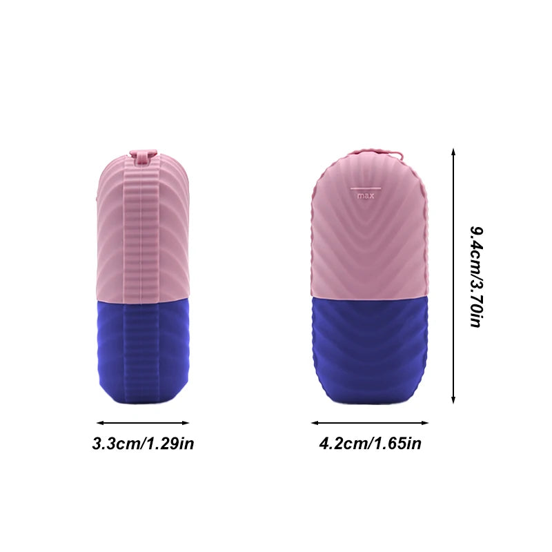Facial Ice Massage Roller – Silicone Skin Cooling & Beauty Tool