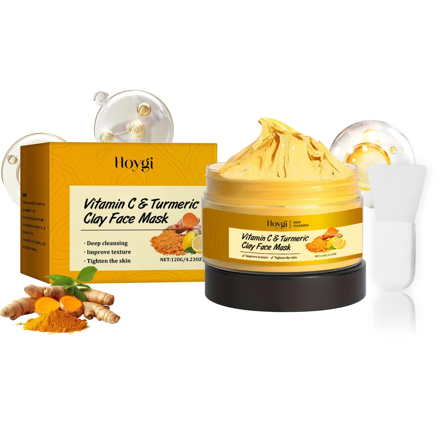 Vitamin C Turmeric Clay Mask