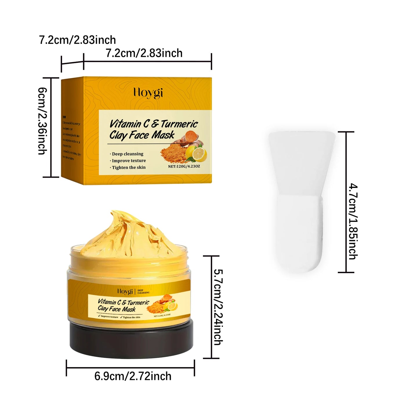 Vitamin C Turmeric Clay Mask