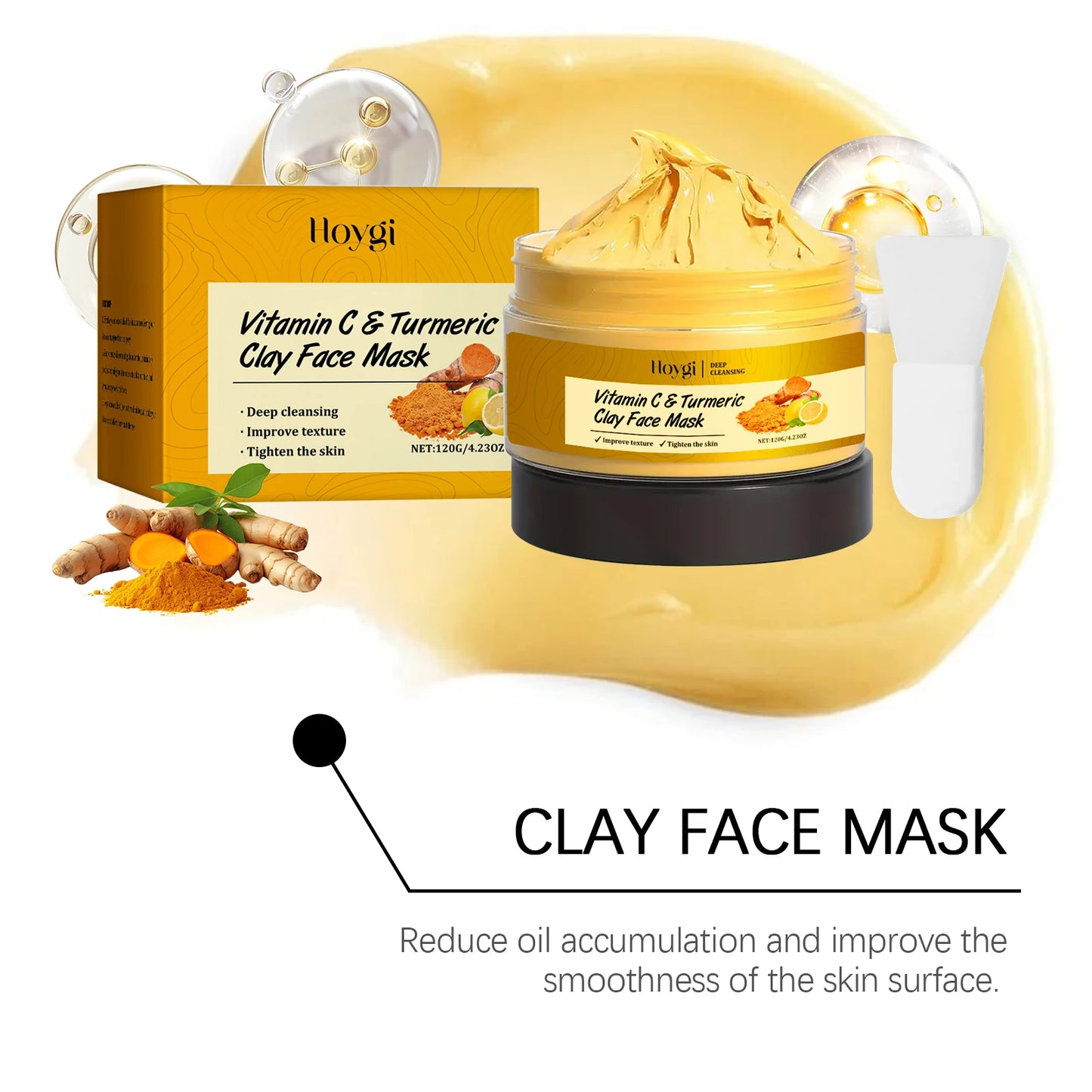 Vitamin C Turmeric Clay Mask