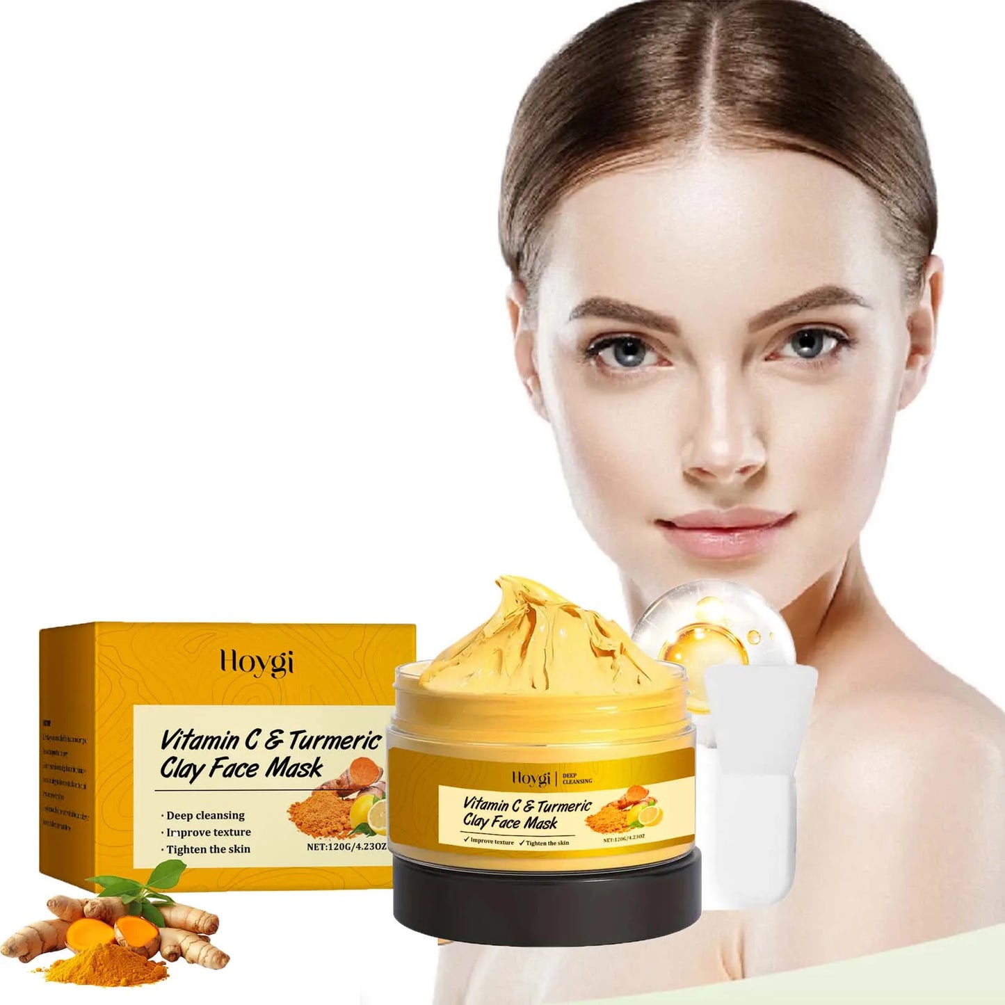 Vitamin C Turmeric Clay Mask