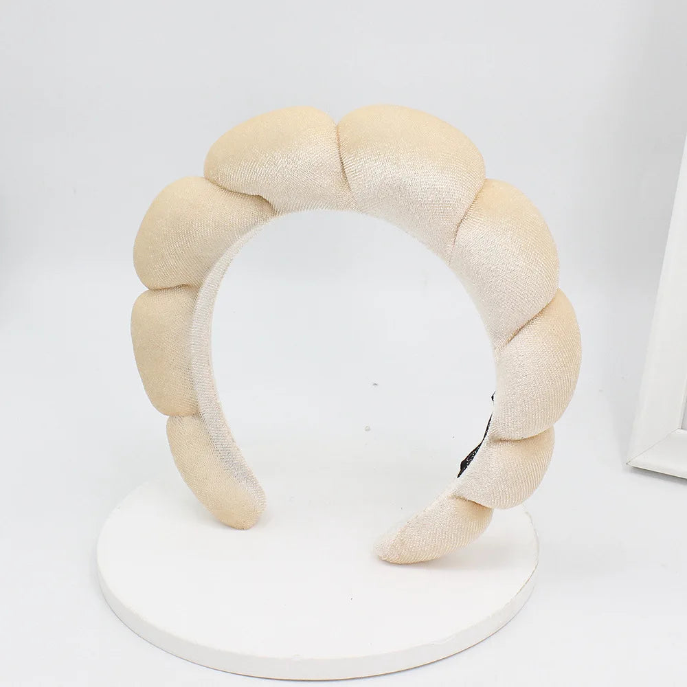 Velvet Spa Headband – Wide Padded Makeup & Skincare Hair Band