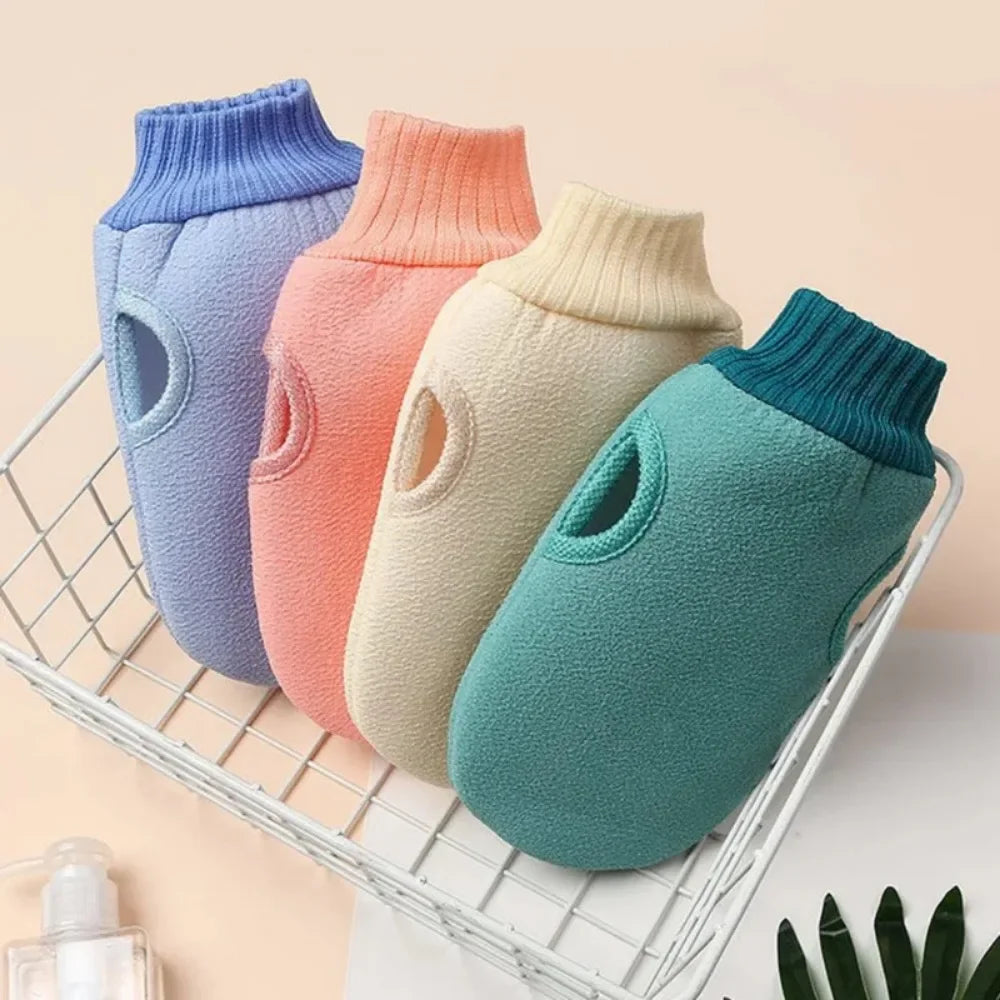 Exfoliating Shower Scrub Mitt – Dead Skin Removal & Body Cleansing Glove
