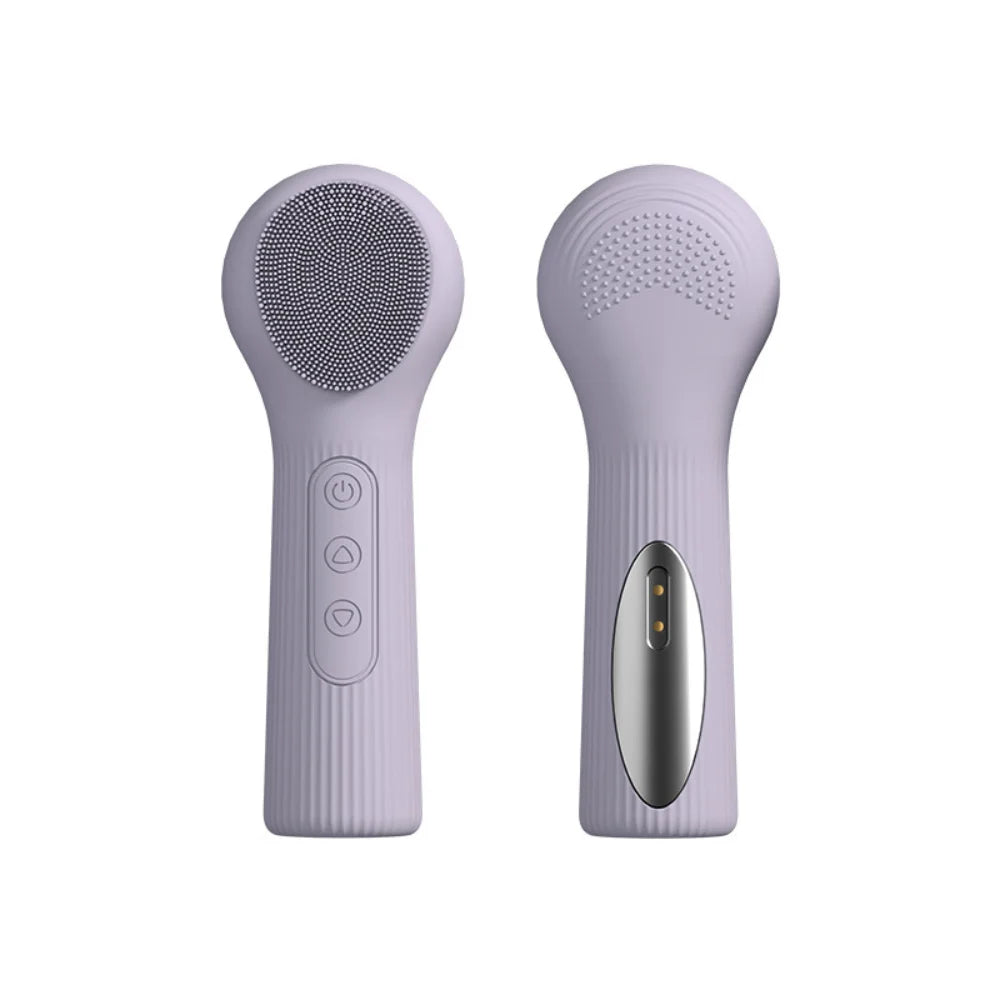 2-in-1 Heated Silicone Facial Cleansing Brush