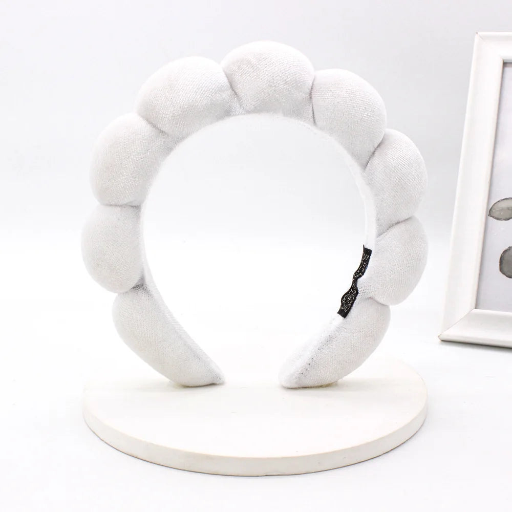 Velvet Spa Headband – Wide Padded Makeup & Skincare Hair Band