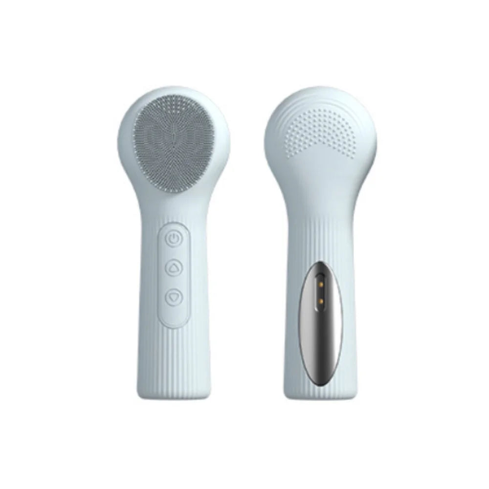 2-in-1 Heated Silicone Facial Cleansing Brush