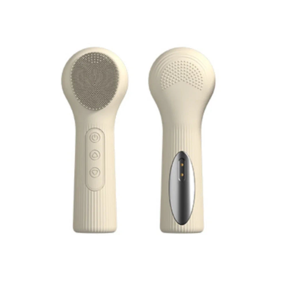 2-in-1 Heated Silicone Facial Cleansing Brush