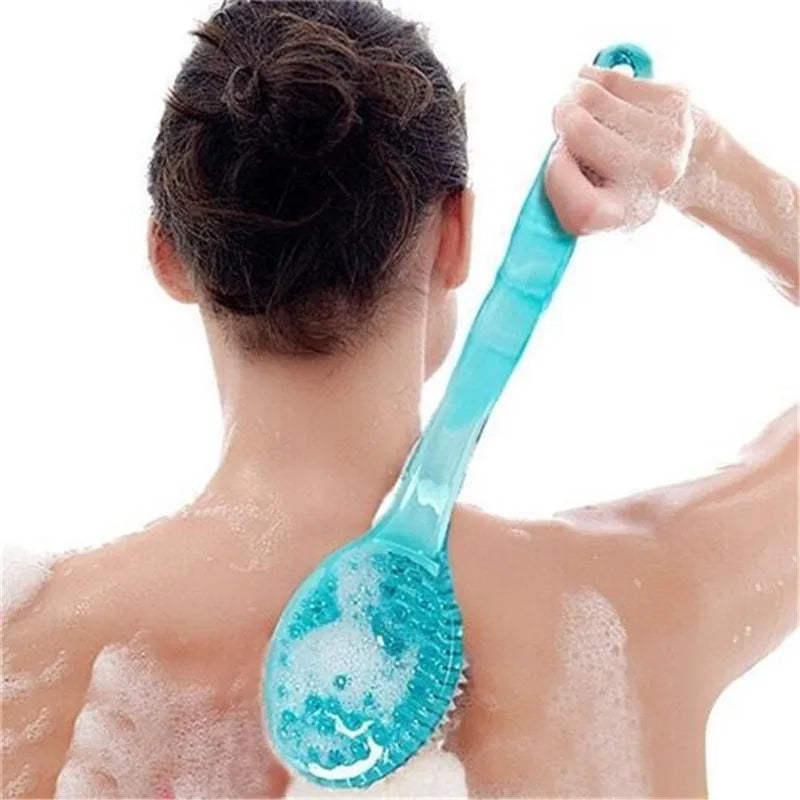 Long Handle Soft Bristle Bath Brush – Deep Clean Back Scrubber & Body Massager